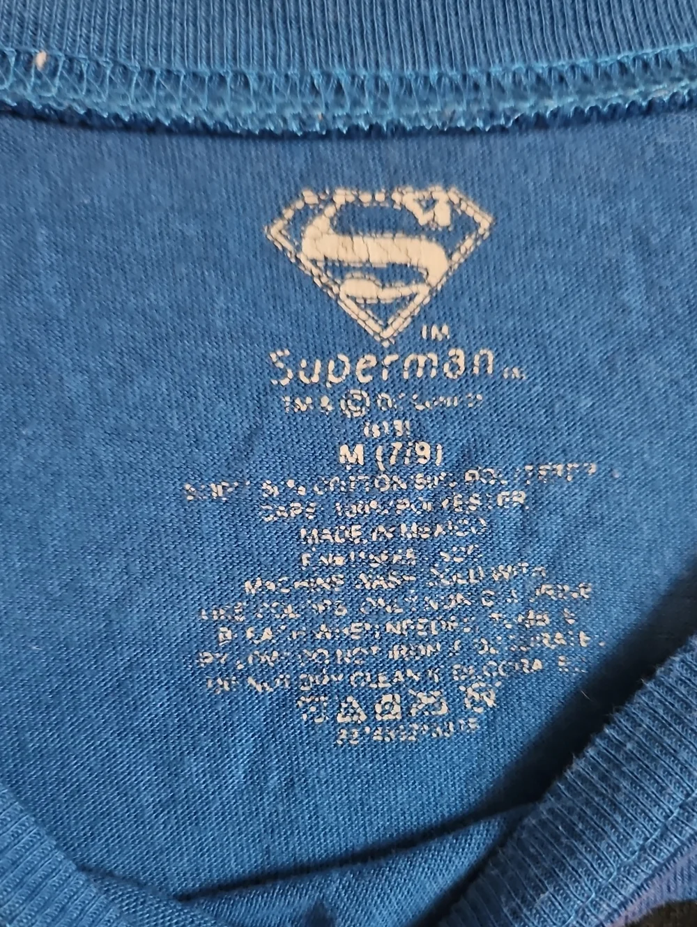 Superman Shirt With Cape Sz Med Boys